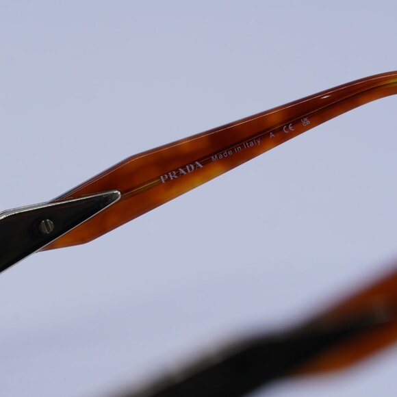 Prada PR65ZS ZVN02Z Sunglasses Gold Oval Frame main image 10